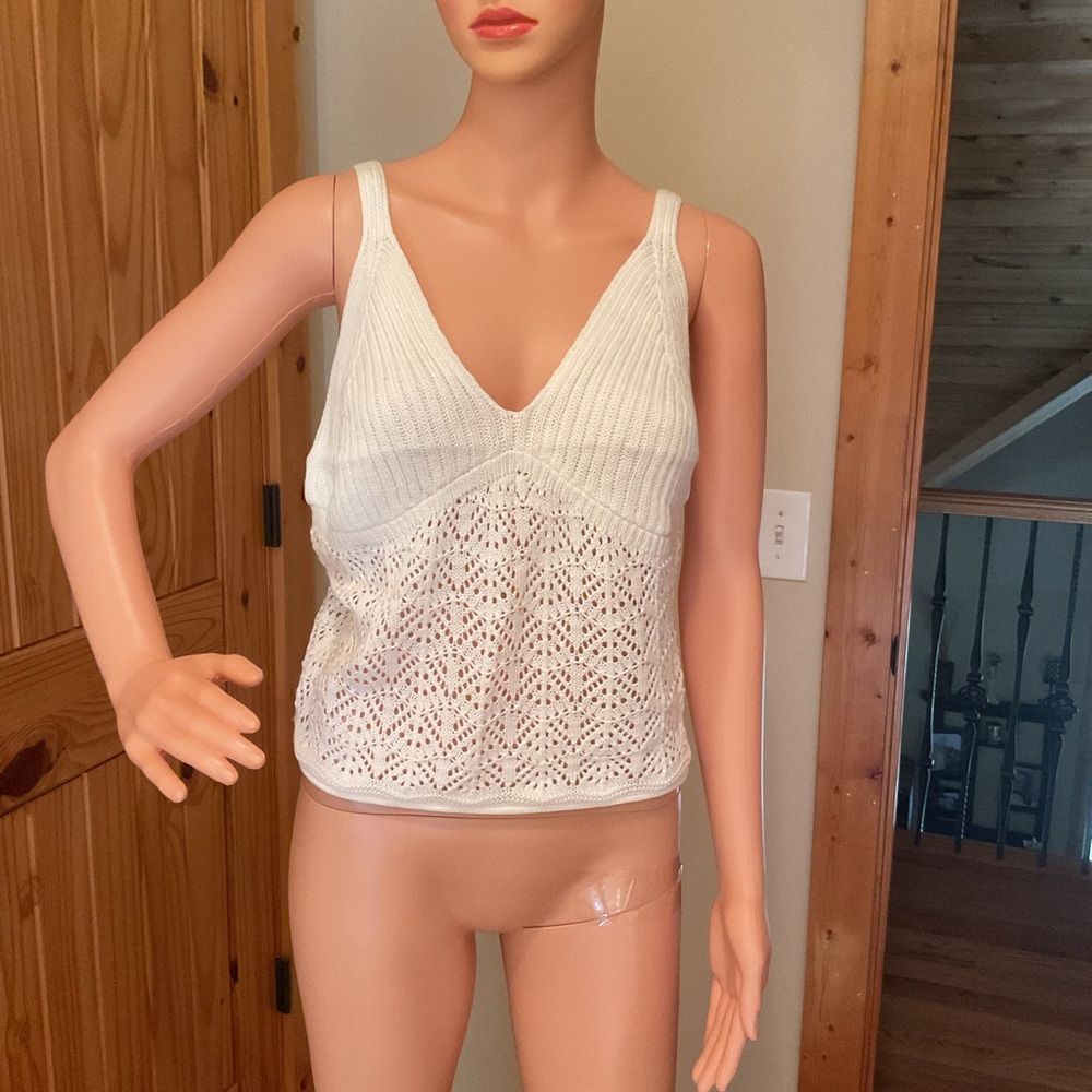 NWT Forever 21 Cream Knit Top